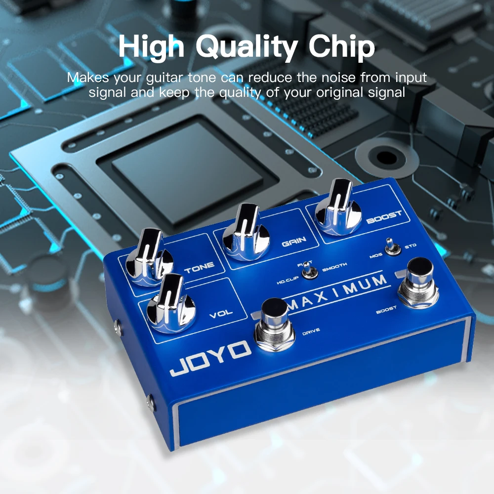 JOYO R-05 максимальная нагрузка педаль для гитарных эффектов дикая длительное