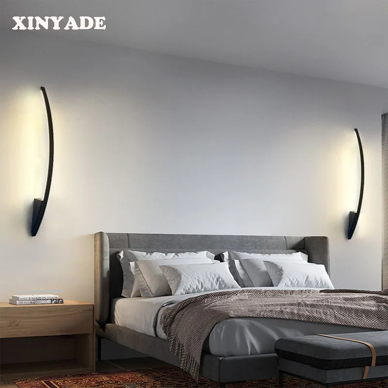 

Современная Настенная подвесная Светодиодная лампа, новинка 2021, простое освещение для гостиной, художественная декорация, роскошный фон, д...