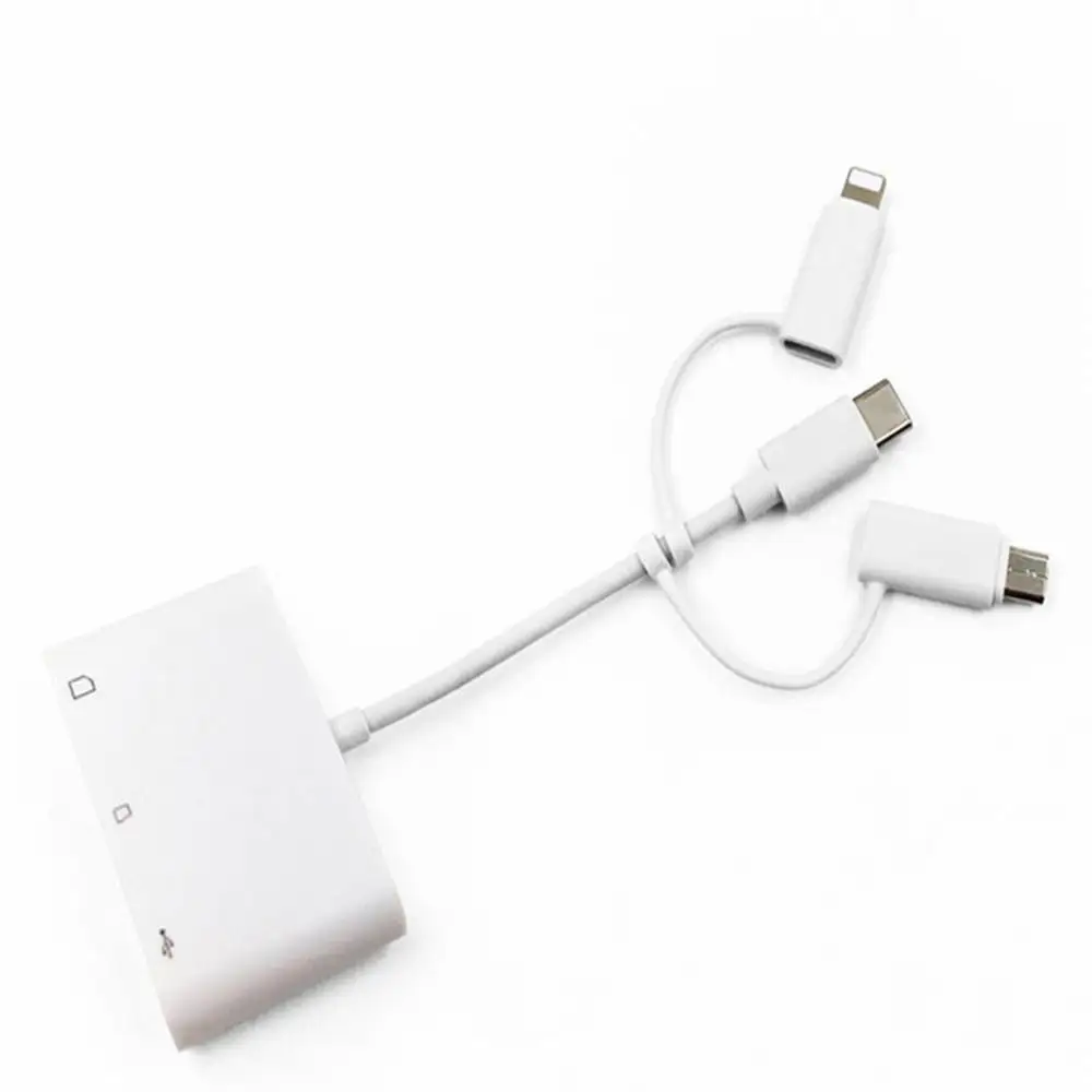 

Три в одном для Apple Android Type-C мобильный телефон Универсальный Tfsd Многофункциональный Otg кардридер