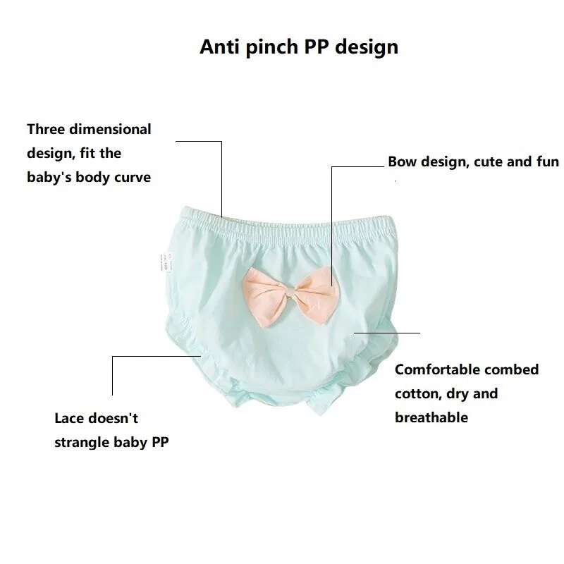 Детские эластичные хлопковые трусы с принтом 4 шт |