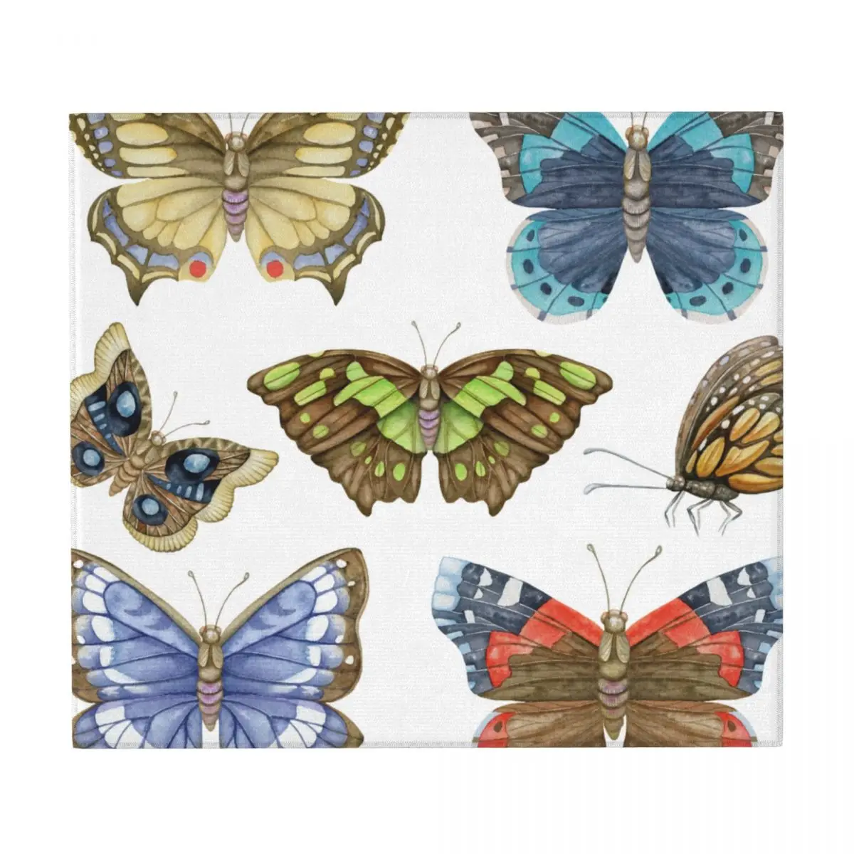 Коврик для сушки посуды кухонный водный коврик с бабочками сушилка Впитывающий