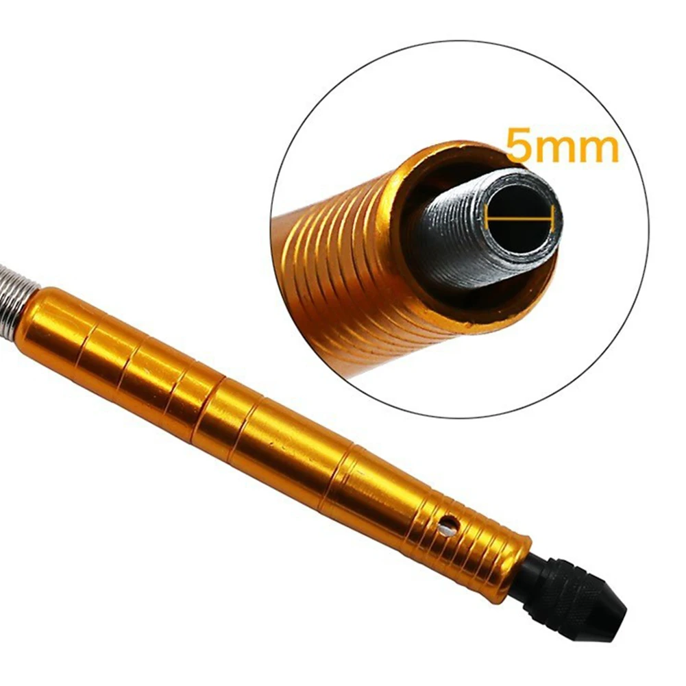 

Rotary Tool Flexible Shaft 0.3-3.2mm 895mm Length Extension Cable Chuck