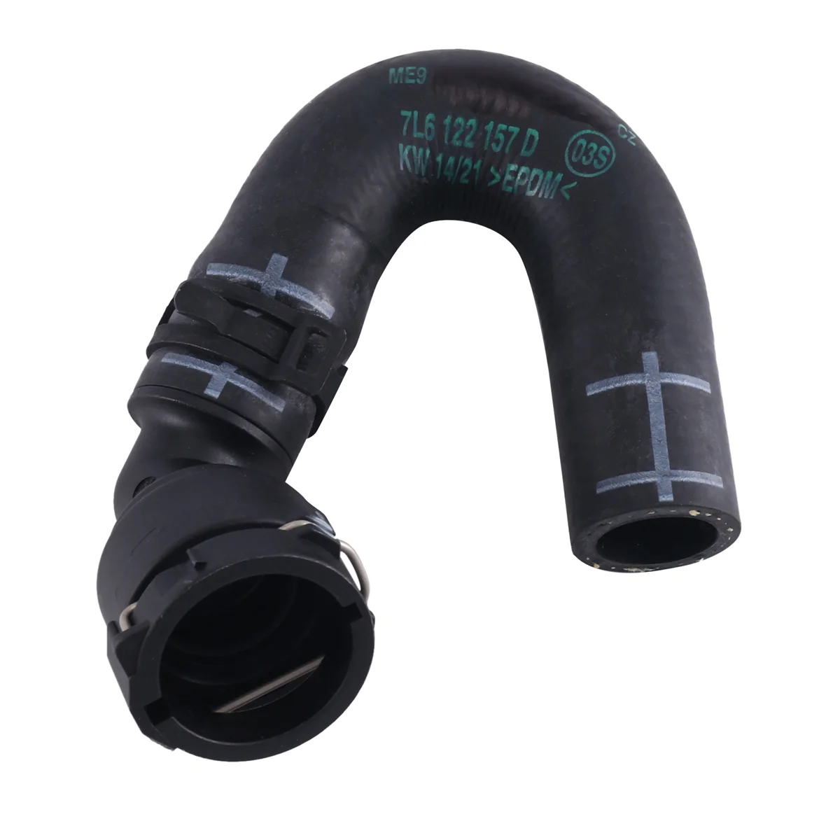 7L6122157D Engine Cooling System Coolant Pipe Hose for Audi Q7 4L VW Touareg 7L New 2015 Car Parts