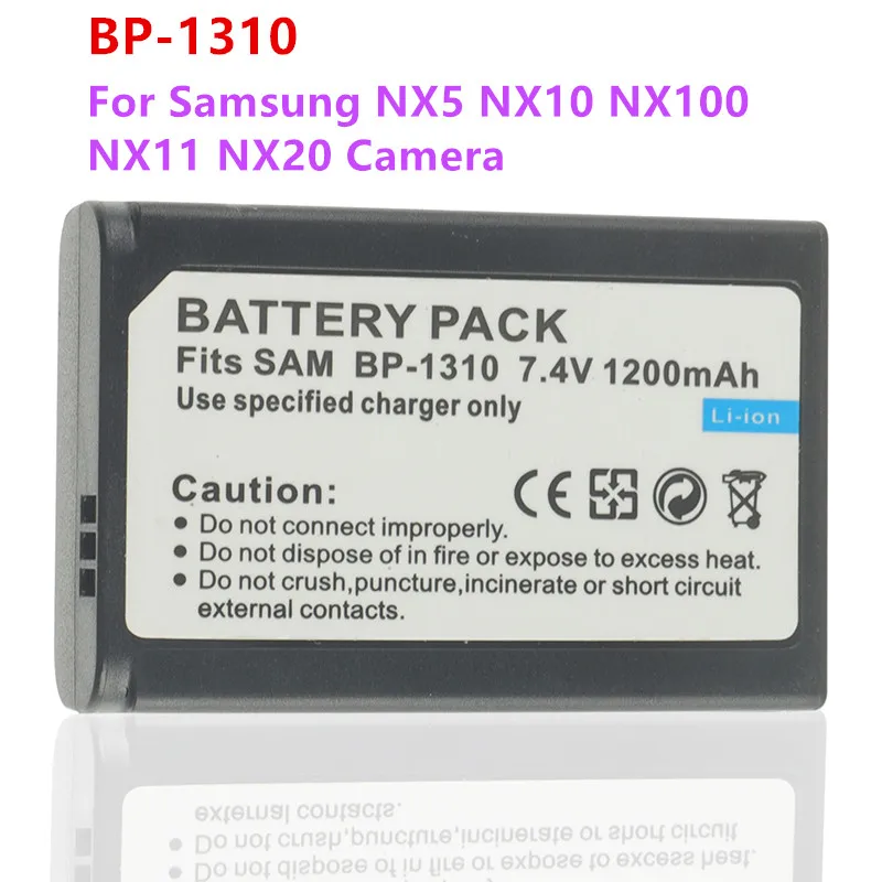 Оригинальная батарея AAA BP 1310 BP1310 фотобатарея для Samsung NX5 NX10 NX100 NX11 NX20 камера - купить