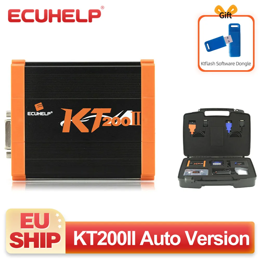 [Сделайте бесплатно Ktflash Dongle] ECUHELP KT200II Программатор ECU Инструмент Автоматическая