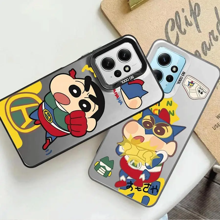 Чехол для телефона с аниме S-ShinChans Xiaomi Redmi Note 10 Pro 12S 13 11s 10s 11 Plus 12 9 s мягкий чехол