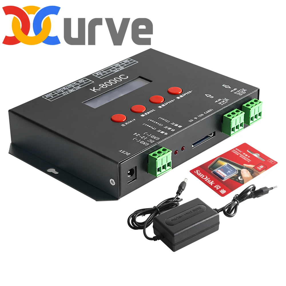 Компьютерный программный контроллер WS2812B WS2815 WS2811 пикселей K4000 K8000 T300K T500K SK6812 SK9822 WS2813 WS2801 и т. д. Компьютерный программный контроллер WS2812B WS2815 WS2811 пикселей K4000 K8000 T300K T500K SK6812 SK9822 WS2813 WS2801 и т. д.