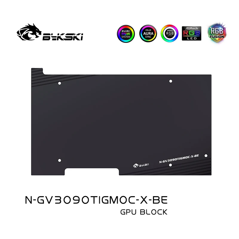Водяной блок Bykski GPU для GIGABYTE 3090TI GAMING OC видеокарта/полное покрытие медный радиатор