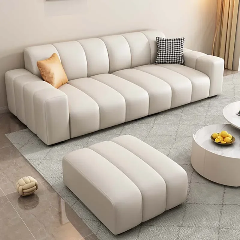 Ленивый диван для гостиной минималистичный роскошный угловой интерьер квартиры