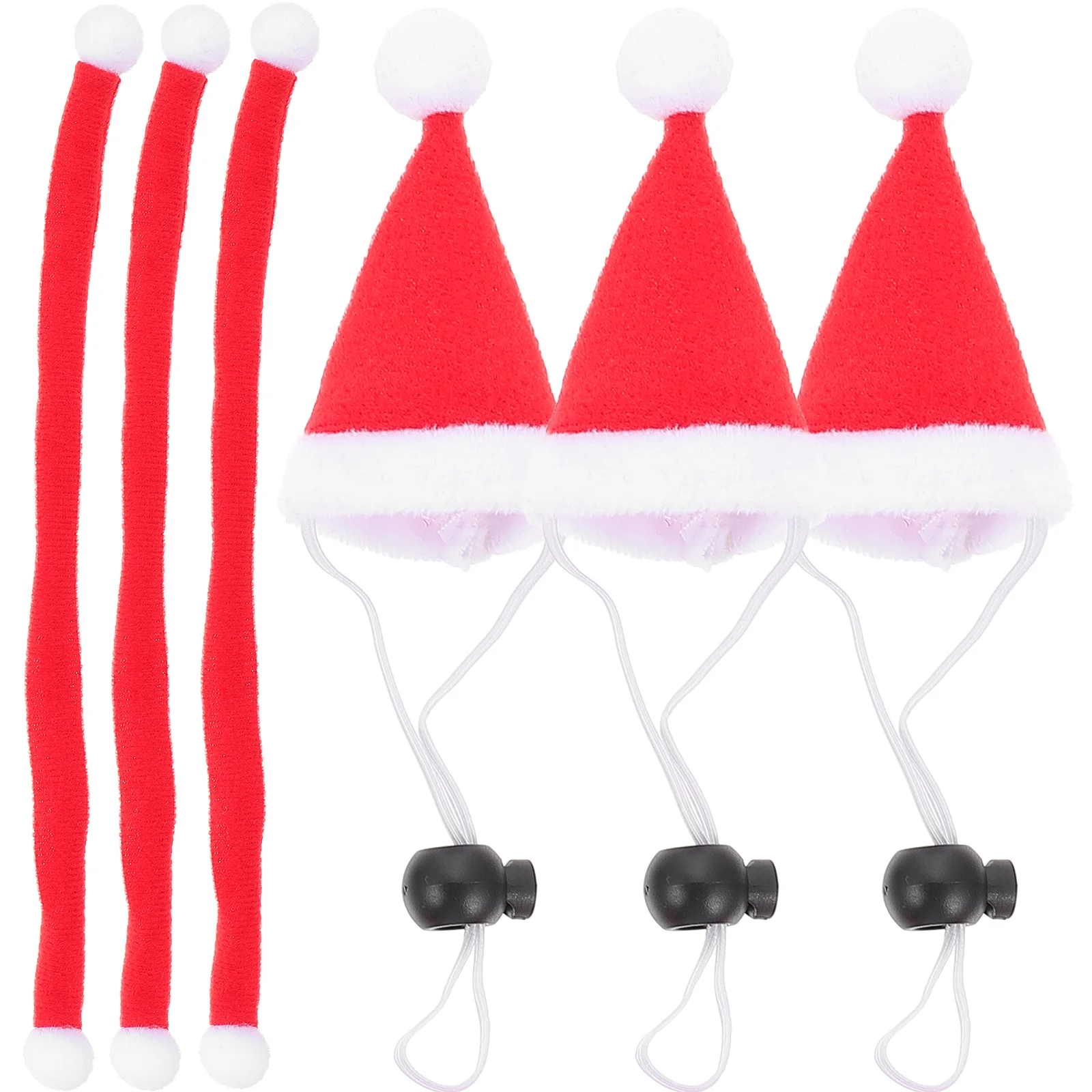 

Hat Santa Dog Xmas Christmas Pet Scarf Catcostume Hats Mini Small Decor Set Animalguinea Chicken Bottlerabbit Lizard Clothes