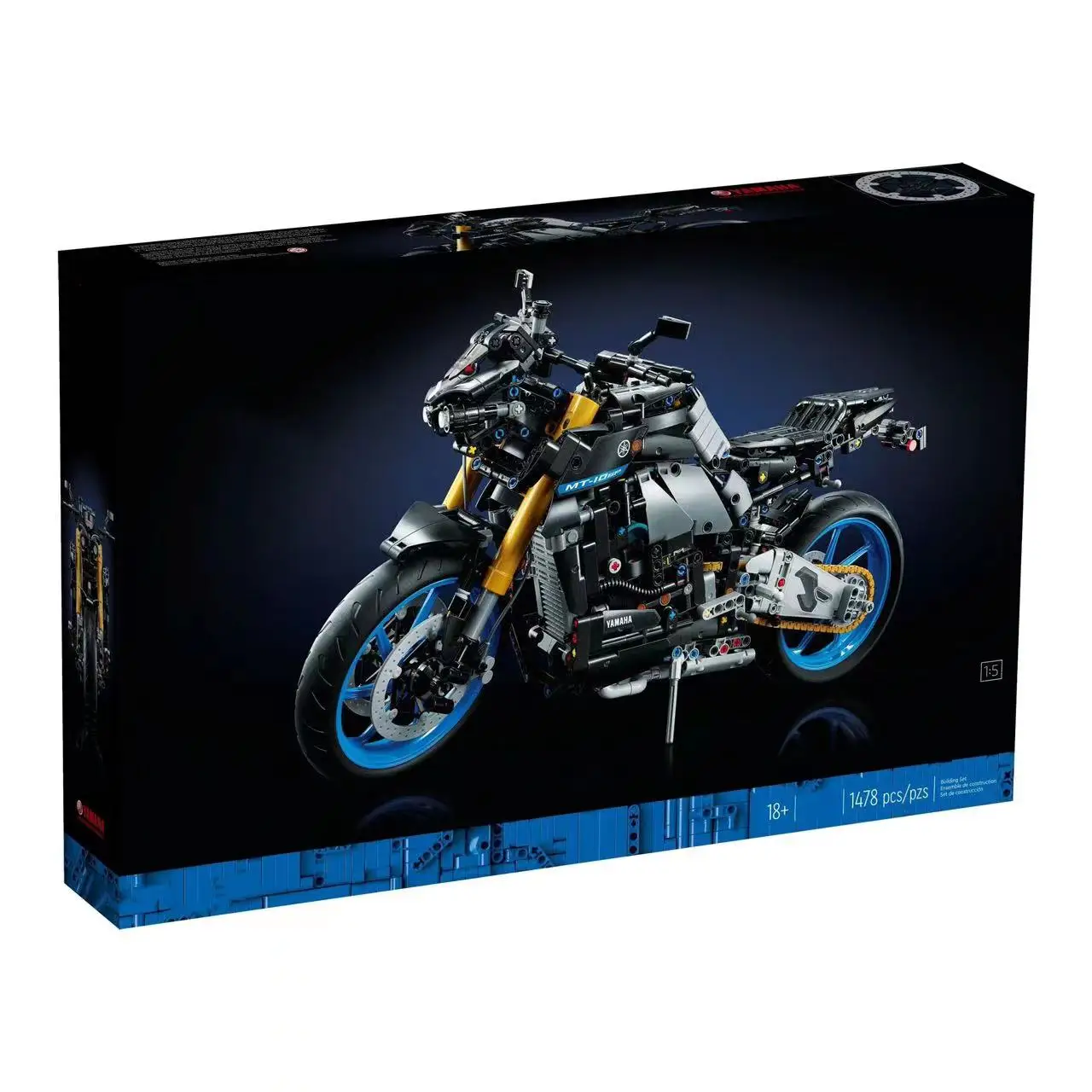 

Новинка 2023, технический конструктор 42159 Yamahas MT-10 SP, набор для моделирования мотоцикла 42156, гибридный гиперкар, гоночный автомобиль, игрушки GT
