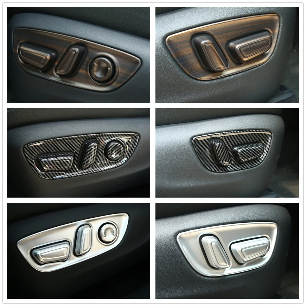 

For Toyota Bz4x 2022 2023 Accessories Seat Adjustment Memory Switch Decoration Cover Trim Auto Interior Styling