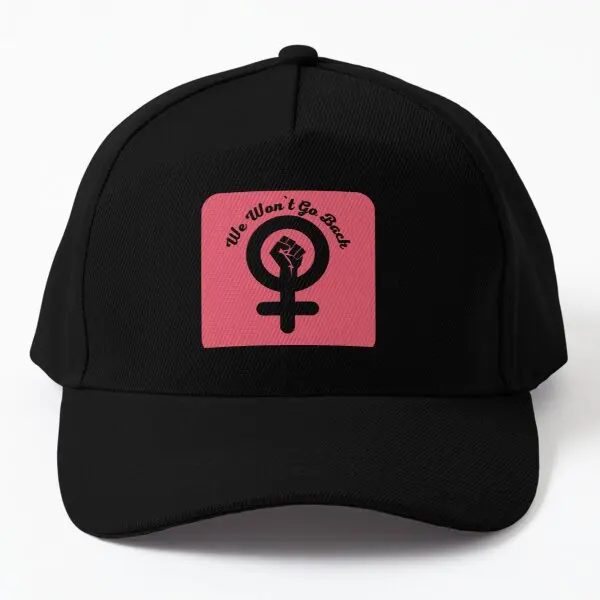 

We Wont Go Back Pink Fist Essential Baseball Cap Hat Hip Hop Black Boys Czapka Sport Casquette Snapback Sun Spring Women