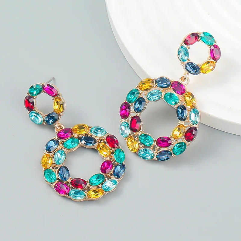 Женские серьги-подвески высокого качества свадебные украшения роскошные в виде