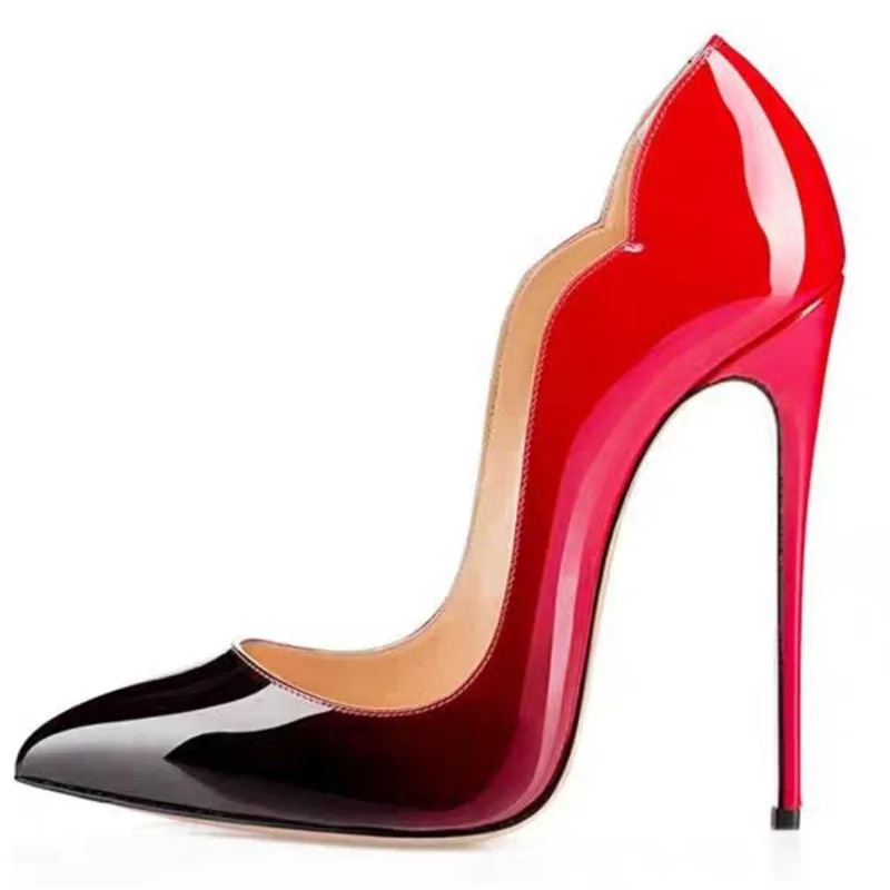 

2022 High Quality Sexy Women Pumps Pointed Toe Shoes Thin High Heels Wedding Red Bottom Stilettos Party Formal Office Lady Shoes