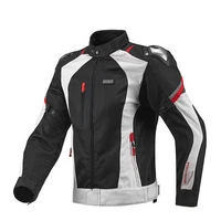 new arrival mens textile motorcycle riding jacket for springsummer racing jacket with protectors and windproof lining