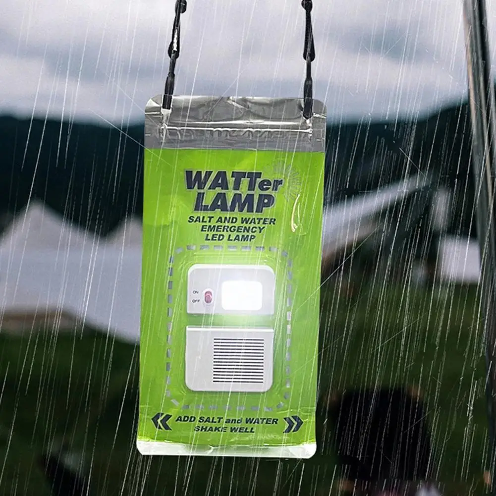 

NEW Salt Water Lantern Lamp Emergency Night Light For Camping Outdoor Brine Camping LED Light Outdoor Emergency Night Fishi Z9D5