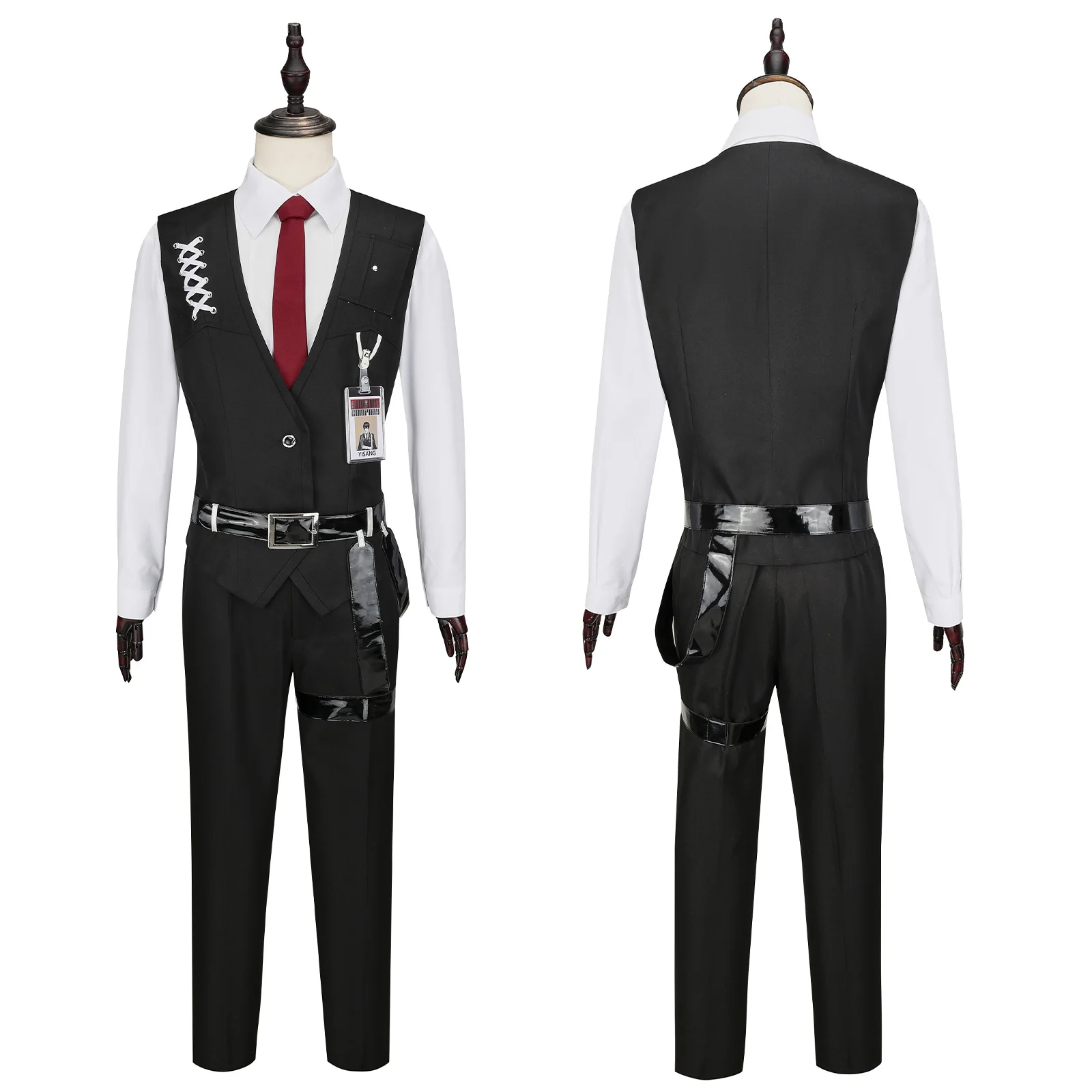 Limbus Company Li Xiang Косплей Костюм Рубашка Пальто Брюки Униформа Хэллоуин Карнавальный