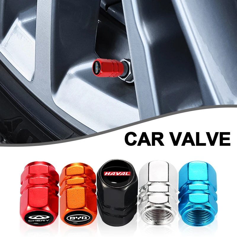 

4pc Car Wheel Tire Valve Caps for Peugeot 301 307 308 208 106 103 206 207 3008 2008 508 406 407 408 5008 Cupra Car Accessories