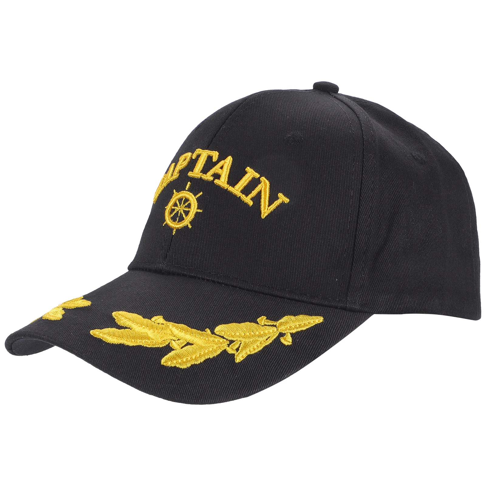 

Captain Hat Baseball Hats Men Sun Peaked Trendy Caps Women Adjustable Cotton Black Yacht