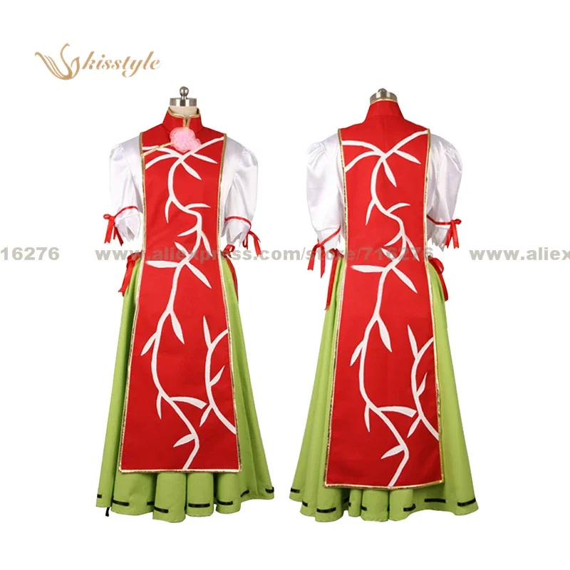 Kisstyle модный Touhou Project Toho Shrine Maiden Wild and Horned Pustelnik Ibaraki Kasen униформа одежда косплей
