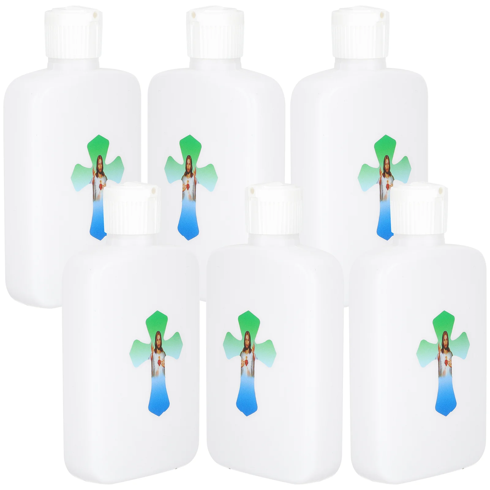 

Water Bottle Holy Easter Religious Container Bottles Catholic Baptism Christian Church Jar Dispenser Decorations Wedding Party