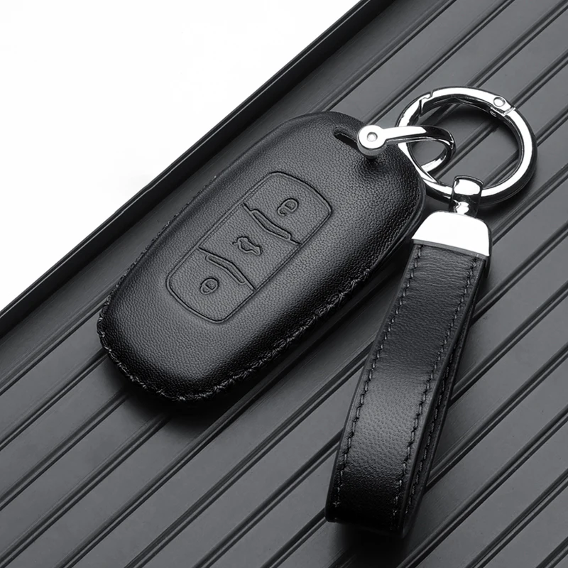 Кожаный чехол для автомобильного ключа с дистанционным управлением