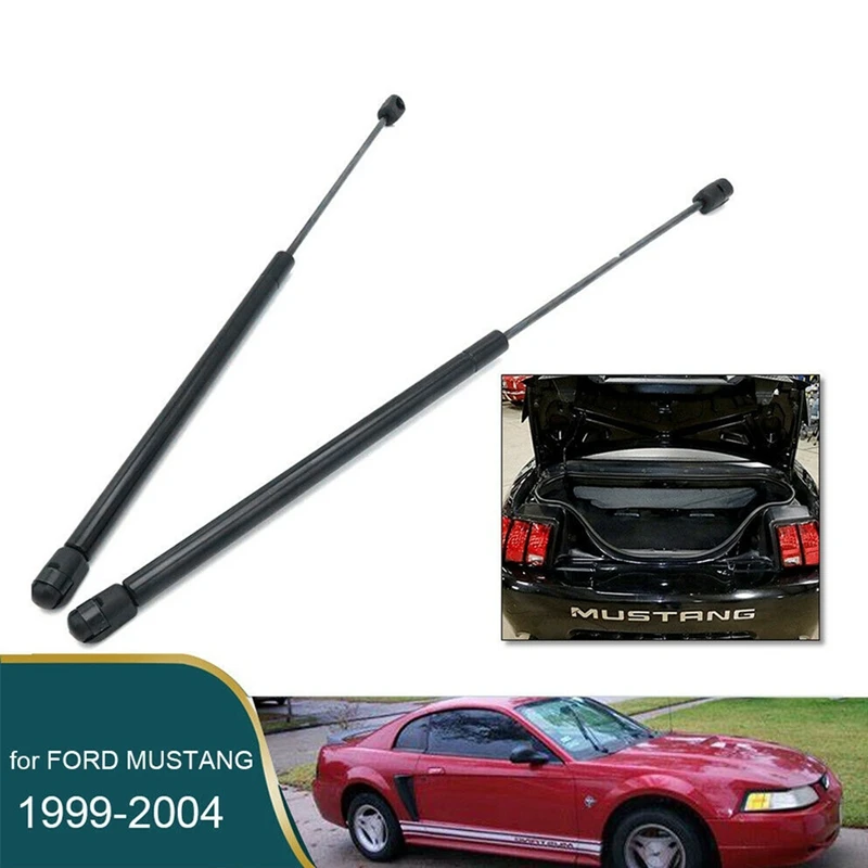 

2Pcs Rear Trunk Tailgate Boot Gas Spring Shock Lift Strut Struts Support Bar Rod for Ford Mustang 1999-2004