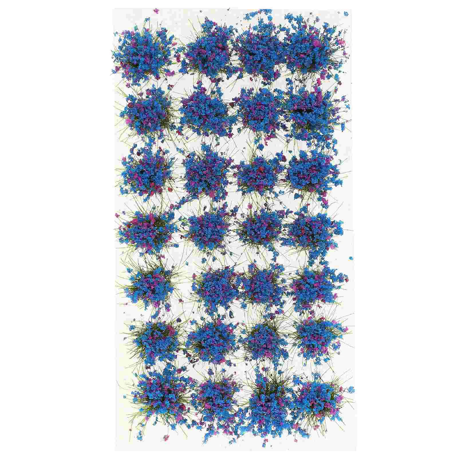 

Flower Cluster Miniature Static Model Tufts Scenery Fake Diy Table Artificial Sand Tuft Simulated Ornament Landscaping Material