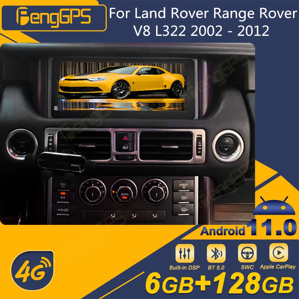 

Автомагнитола 2DIN для Land Rover Range Rover V8 L322 2002 - 2012 Android, стереоприемник, Авторадио, мультимедийный плеер, GPS-навигатор