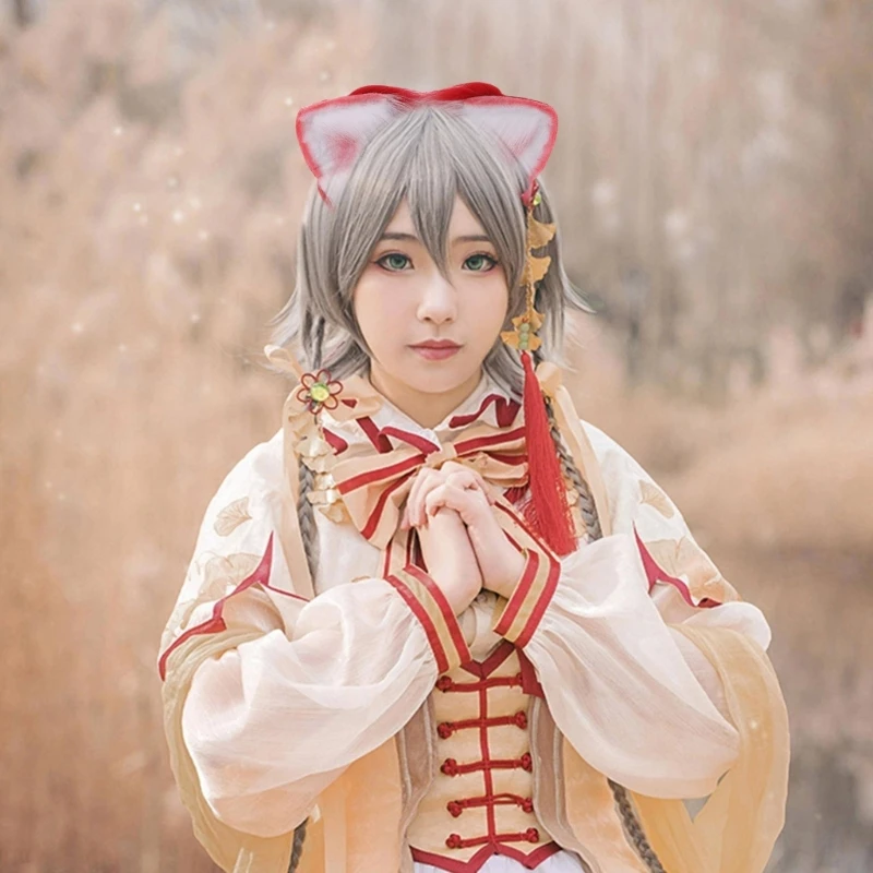 

Cosplay Party Plush Cat Ear Headband Woman Girls Makeup Washing Face Headband Drop Shipping