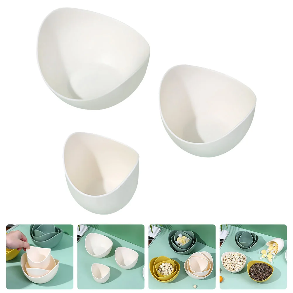 

1 Set Household Fruit Tray Stacked Snack Holder Tableware Dessert Tray Home Supplies