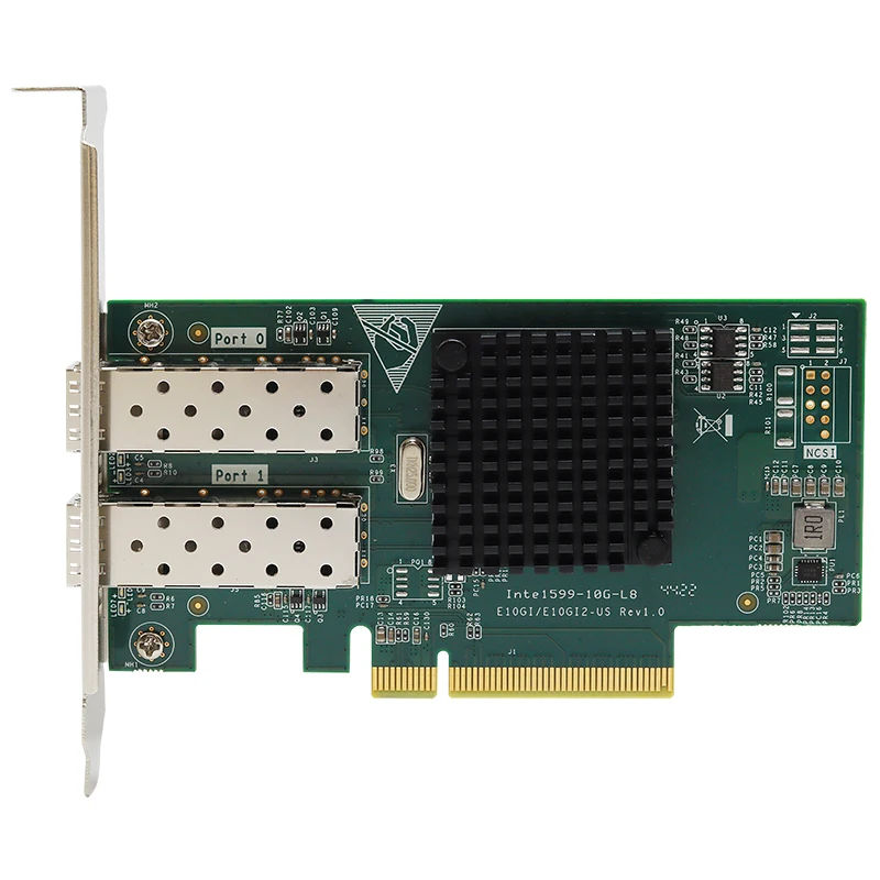UOTEK двухпортовый волоконный интерфейс 10G Gigabit Ethernet Open SFP PCI Express сеть PCI-E X8 карта IEEE