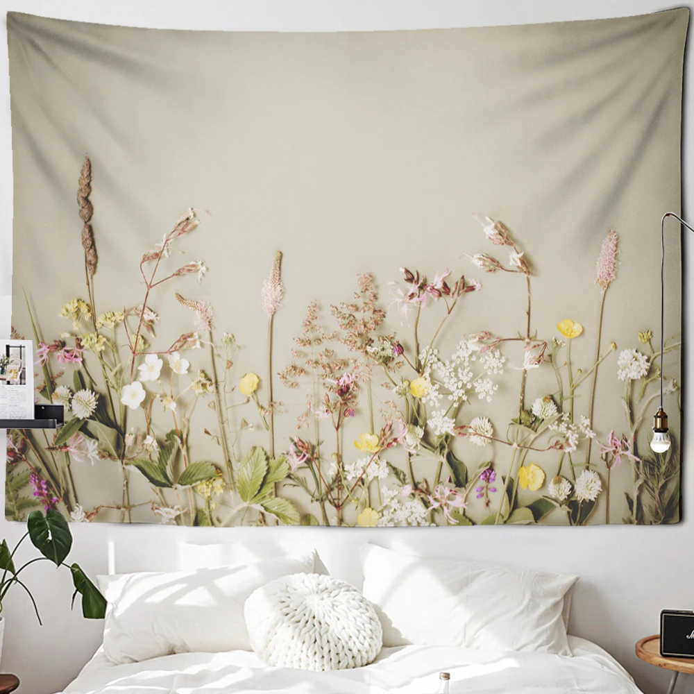 

Простота, зеленые растения, настенная подвеска, натуральный красивый домашний декор для спальни