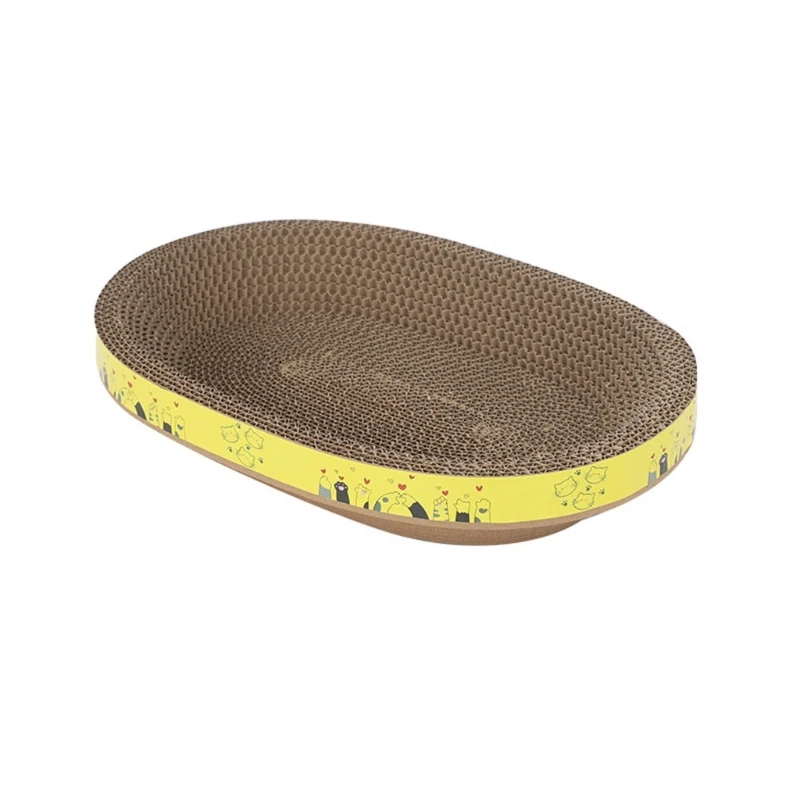 

Cat Scratcher Corrugated Scratching Board Cardboard Lounge Bed Scratch Pad Nest Furniture Protect Kitten Training Toy