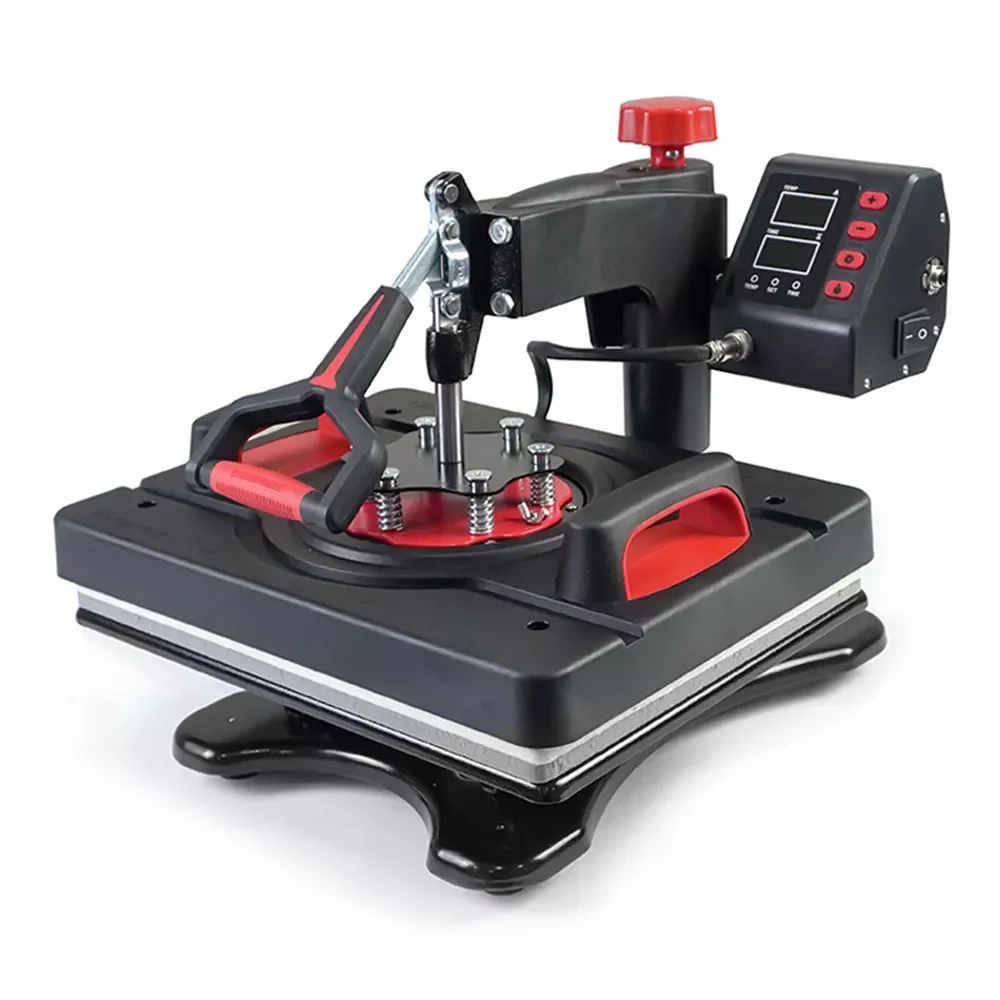 

Heat Press Machine Thermal Transfer Device 1-999s Timing 40-210℃/104-410℉ Temperature ℃/℉ Switchable Printing Heating Machine