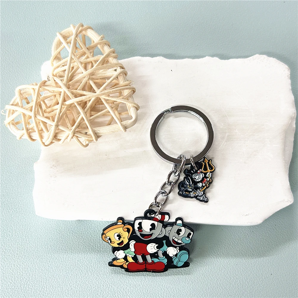 Милые Мультяшные аниме аксессуары JYYH высококачественный металлический брелок в