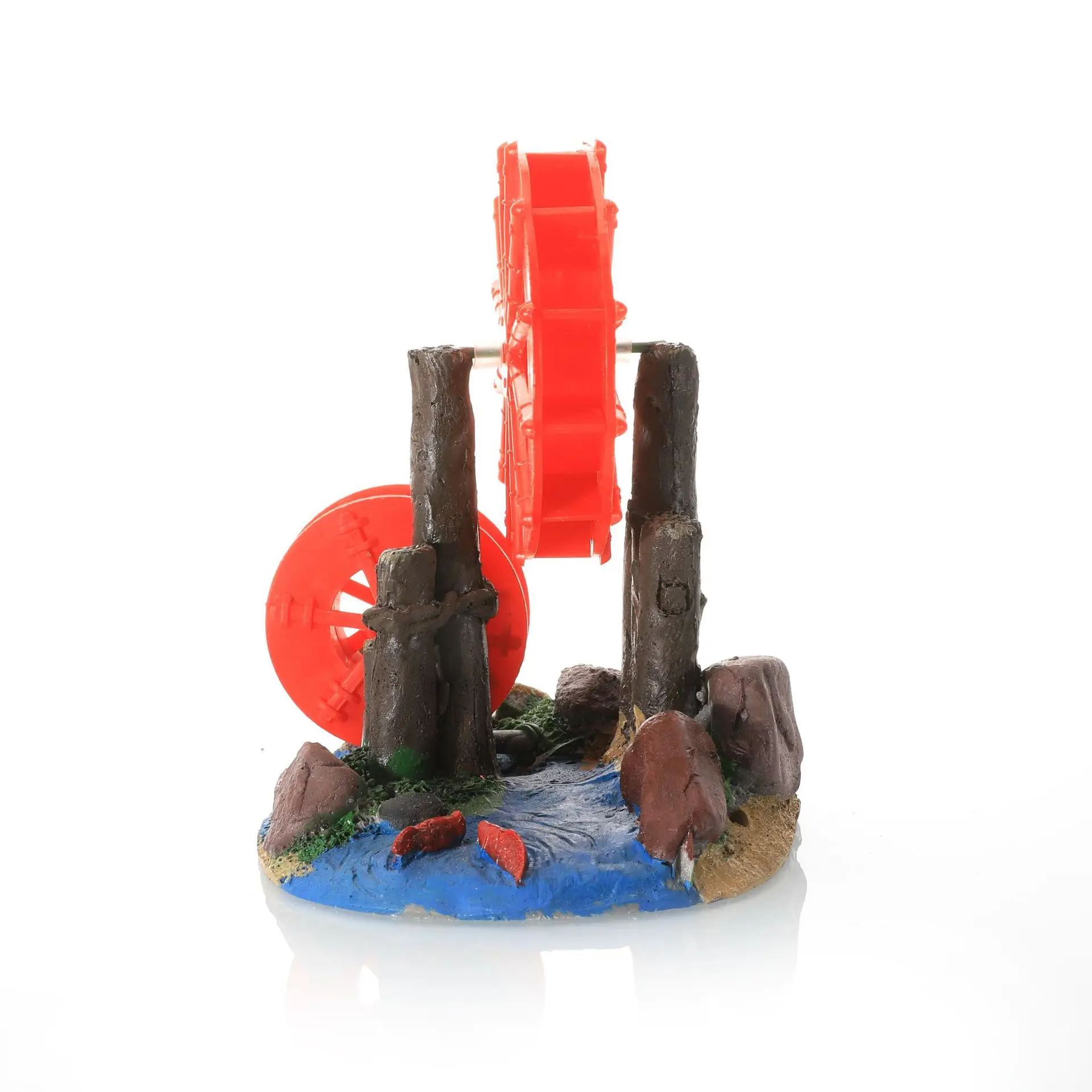 Декоративное колесо ветряной мельницы для аквариума украшения из смолы товары