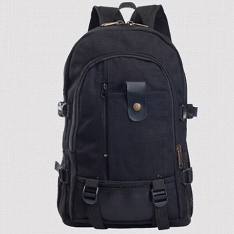 Холщовый дорожный рюкзак для мужчин, вместительный уличный горный ранец, Спортивная школьная сумка для подростков