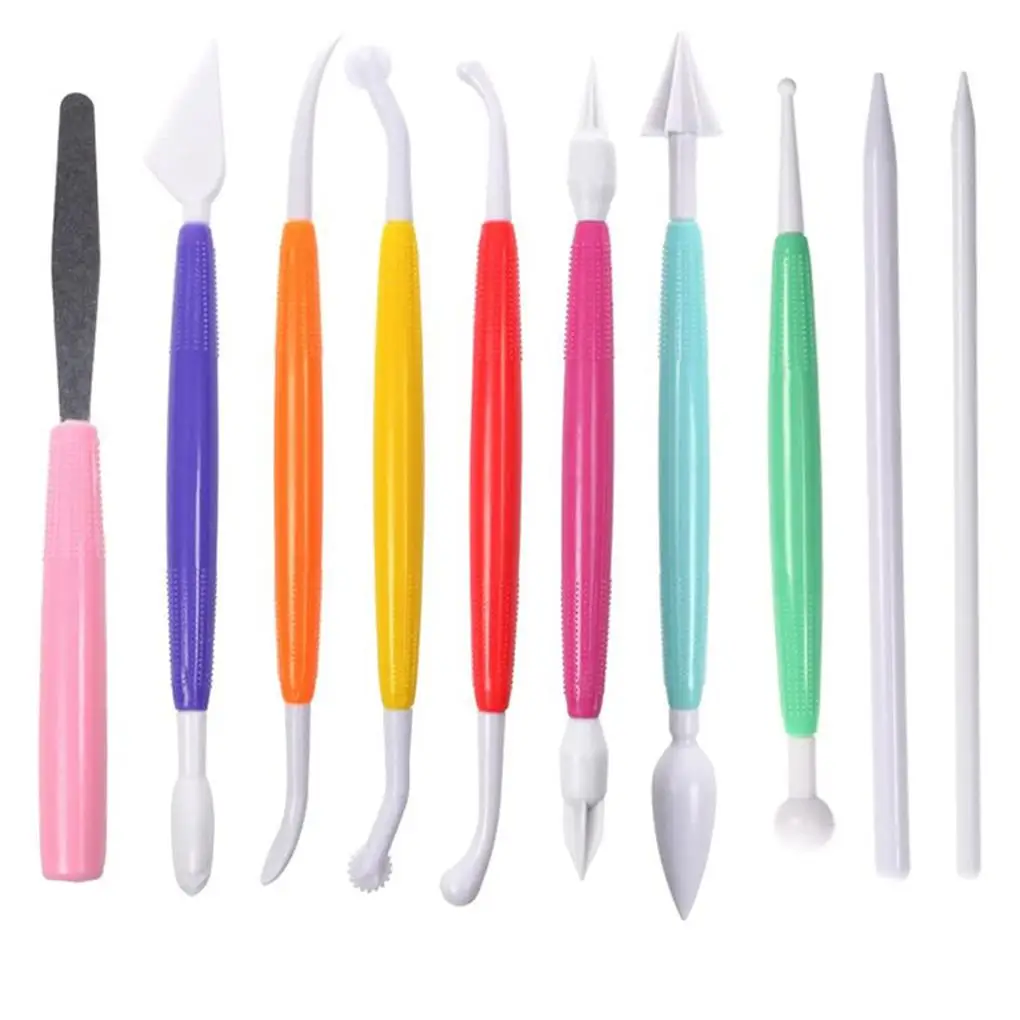

Fondant Cake Decorating Modelling Tools 16 Patterns Carving Flower Craft Clay Modeling Baking Accessories Set