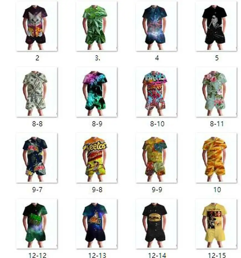 Unique New Designs 33 Subliminal Print On Your Demand Men's Rompers Male Jumpsuits