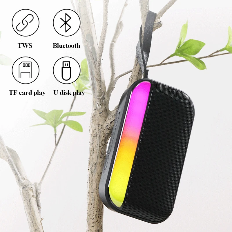 Мини Портативная Bluetooth уличная Саундбар с тяжелыми басами беспроводная