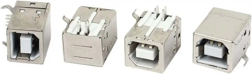 

Прямоугольная печатная плата USB-B типа гнездовой разъем мама 4 шт.
