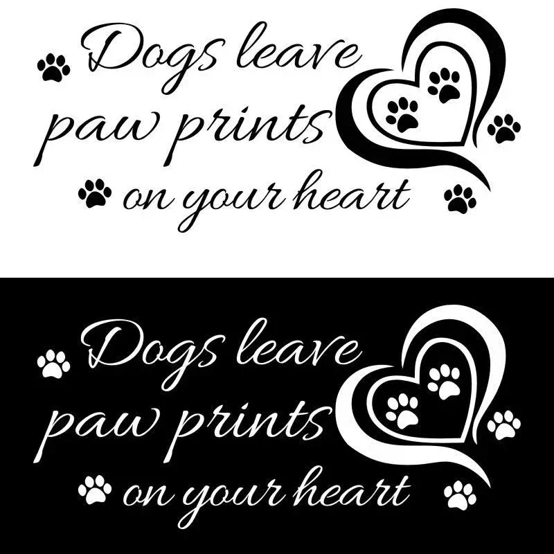 Светоотражающие Виниловые Наклейки В Форме Собачьей Лапы 13 4x6 2 См Сердца Для