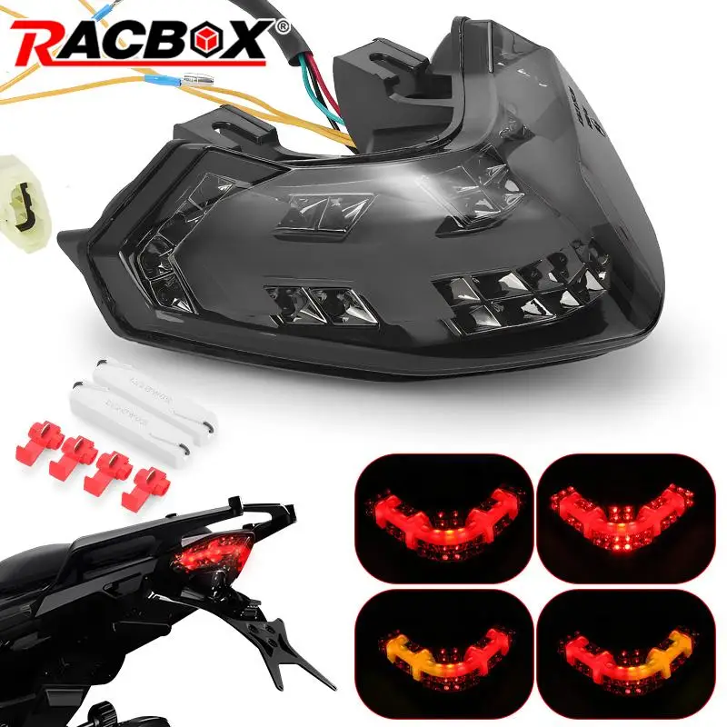 Мотоциклетные дымовые светодиодные задние фонари стоп-сигналы указатели