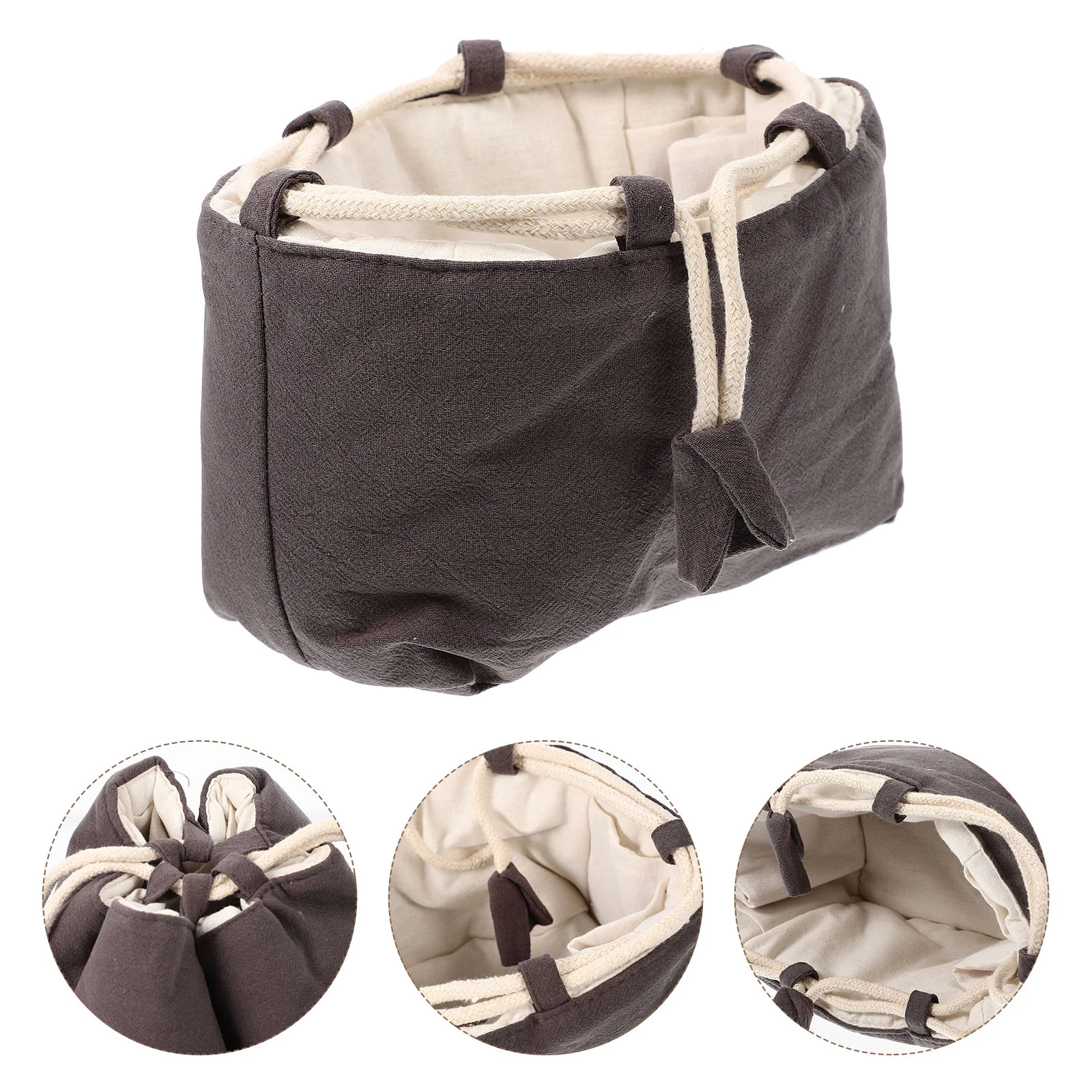 

Teacup Decorative Multi-function Teacup Pouch Teapot Bag Teacup Storage Container for Carrying Teacup Travel Decor