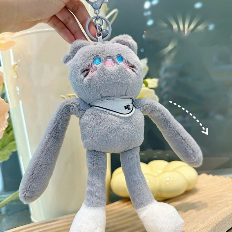 Симпатичные пушистые кошки брелоки орнамент использовать дружелюбные кулон