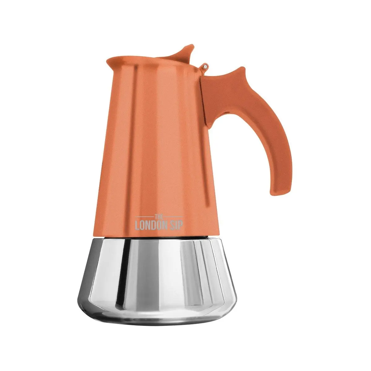 

London Sip 6 Cup Stainless Steel Espresso Maker | Copper