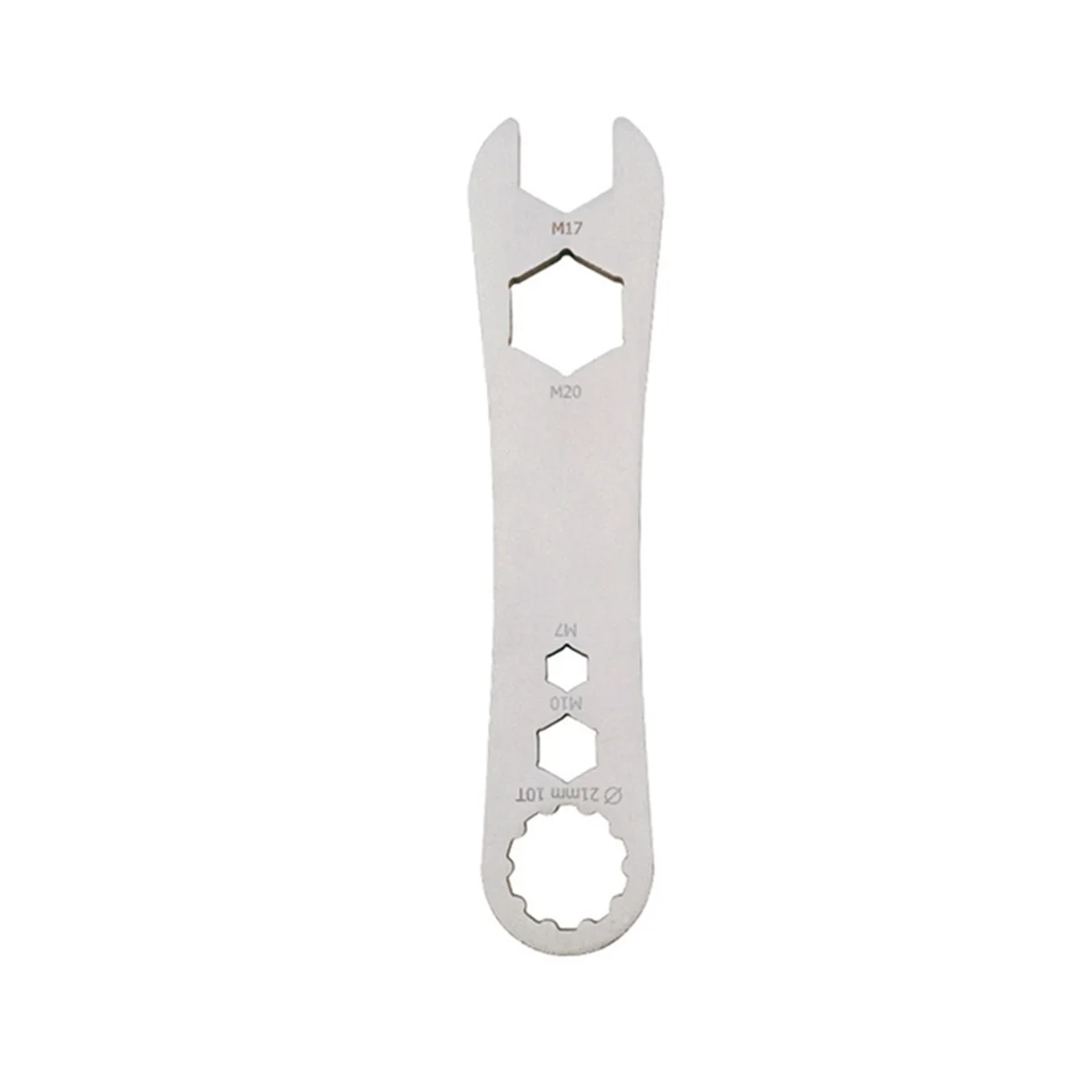 

Ремонтный гаечный ключ, профессиональный инструмент из нержавеющей стали для педалей и шоссейных велосипедов, 10 зубьев, серебристый