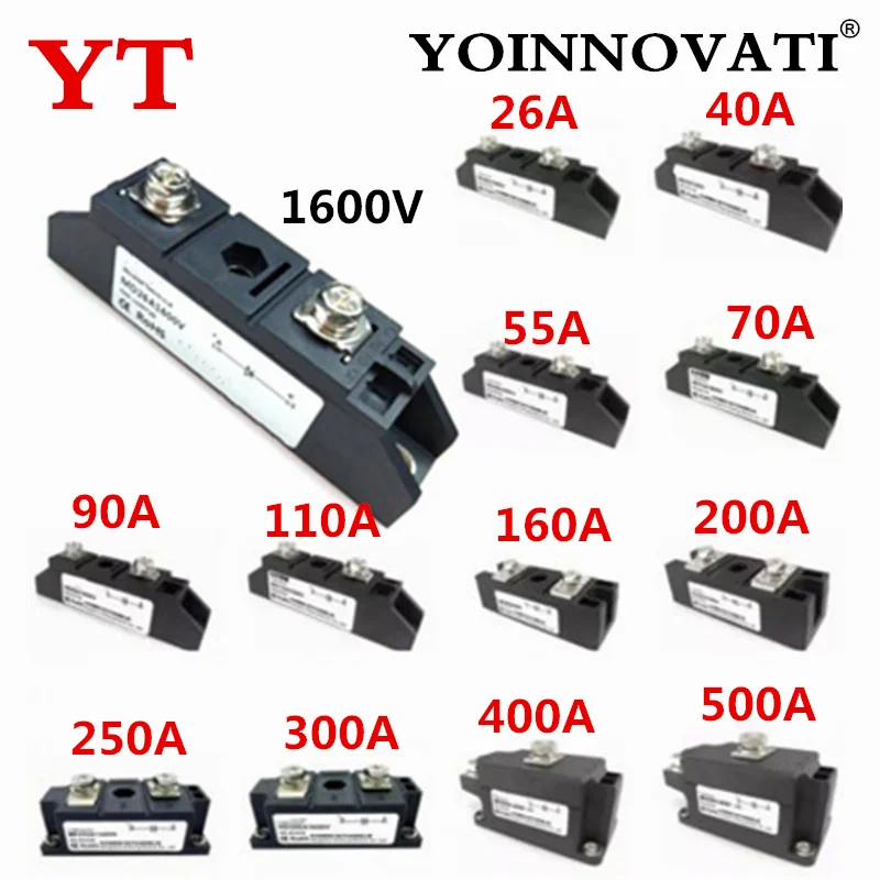 

MD90A-16 Photovoltaic Anti-recoil Diode 26A to 500A 100A 1600V Diode 40A 55A 70A 90A 200A 300A 400A 500A 160A 130A 110A 250A